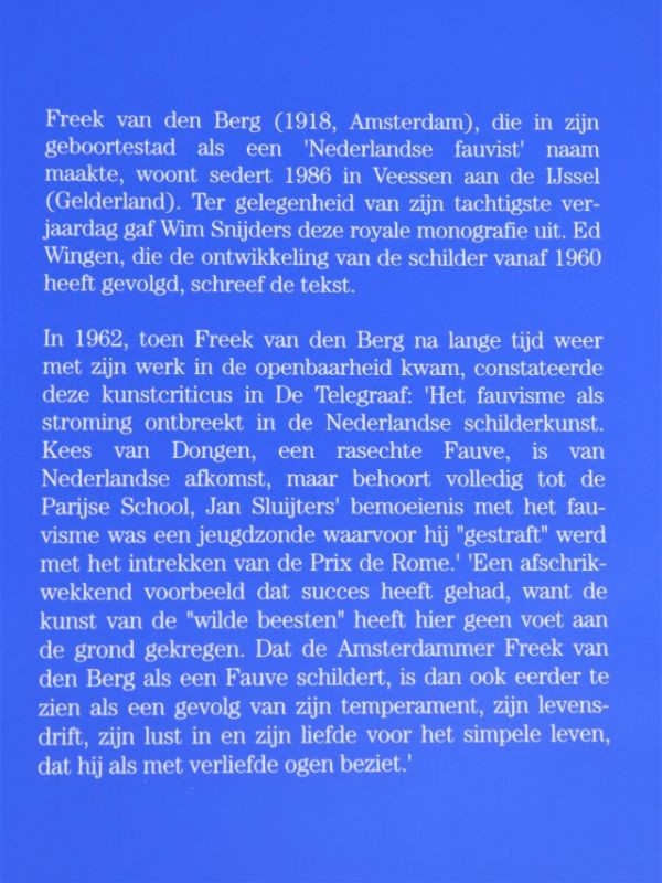 Kunstboek Freek van den Berg